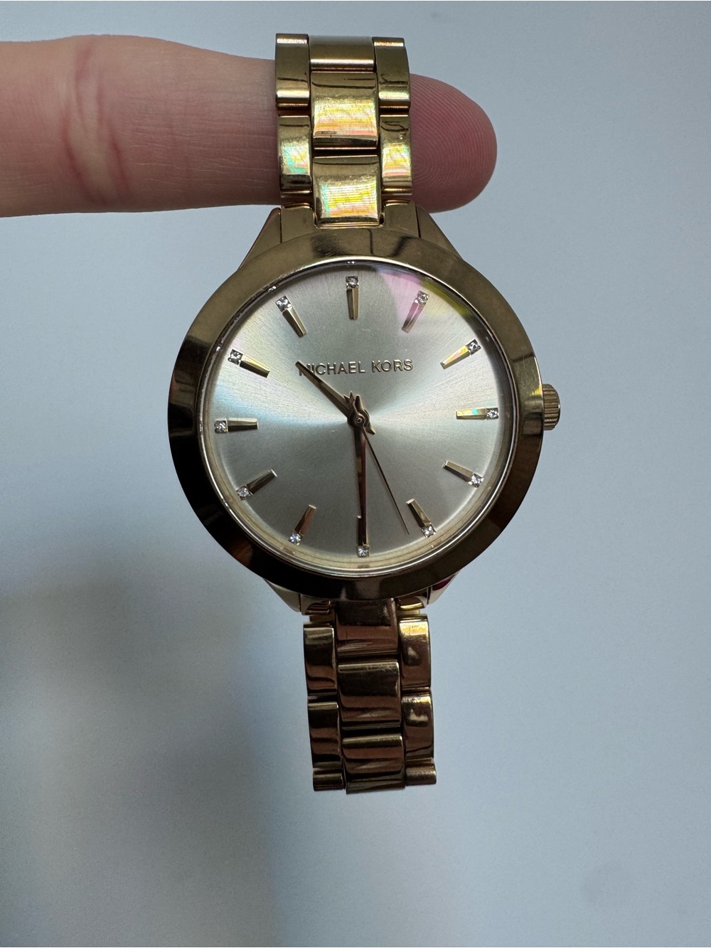 Michael Kors Gold Stainless Steel Women's Bracelet Watch